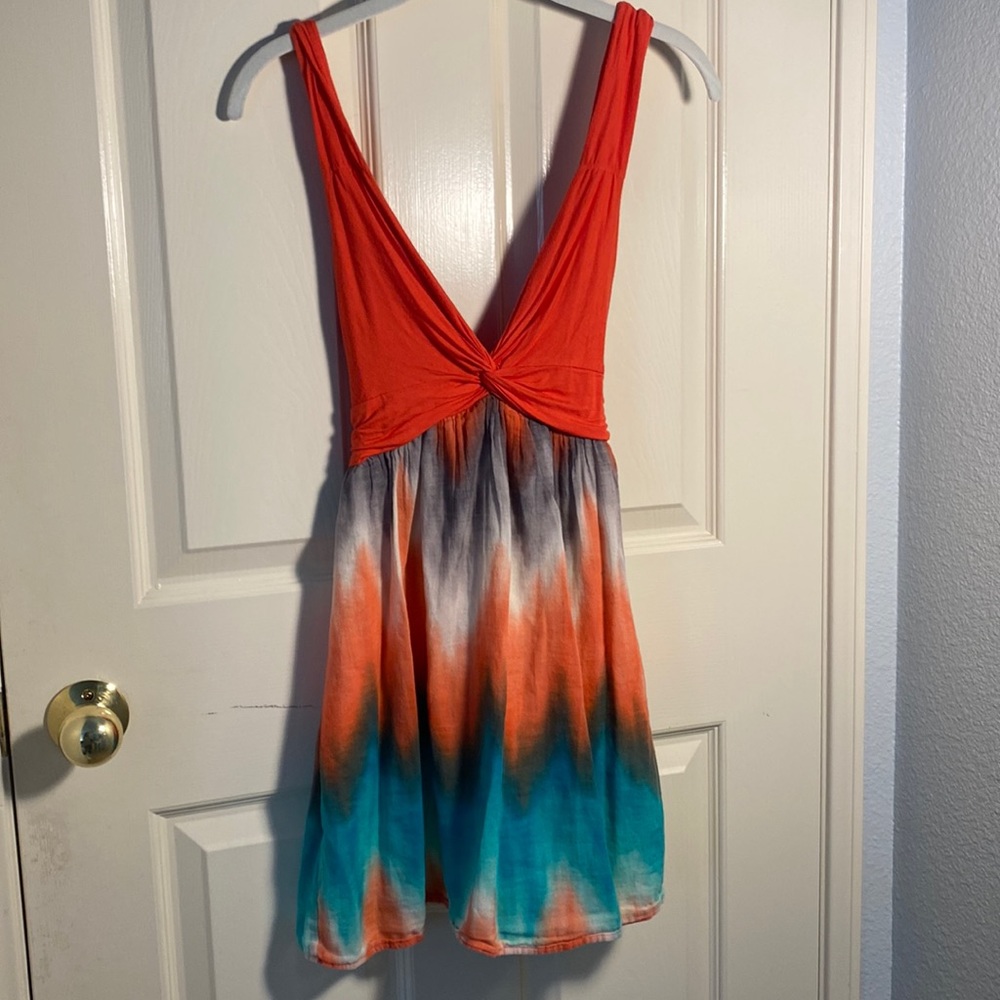 Colorful mini dress size small